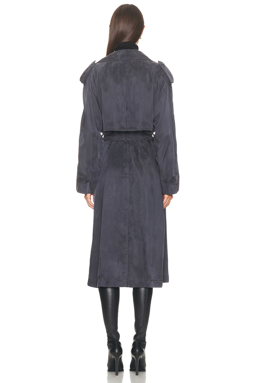 Helmut Lang Fluid Trench Coat thumbnail