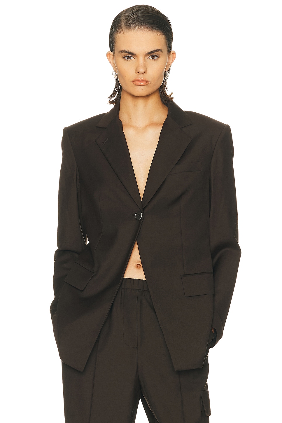 Helmut Lang Cut Away Blazer