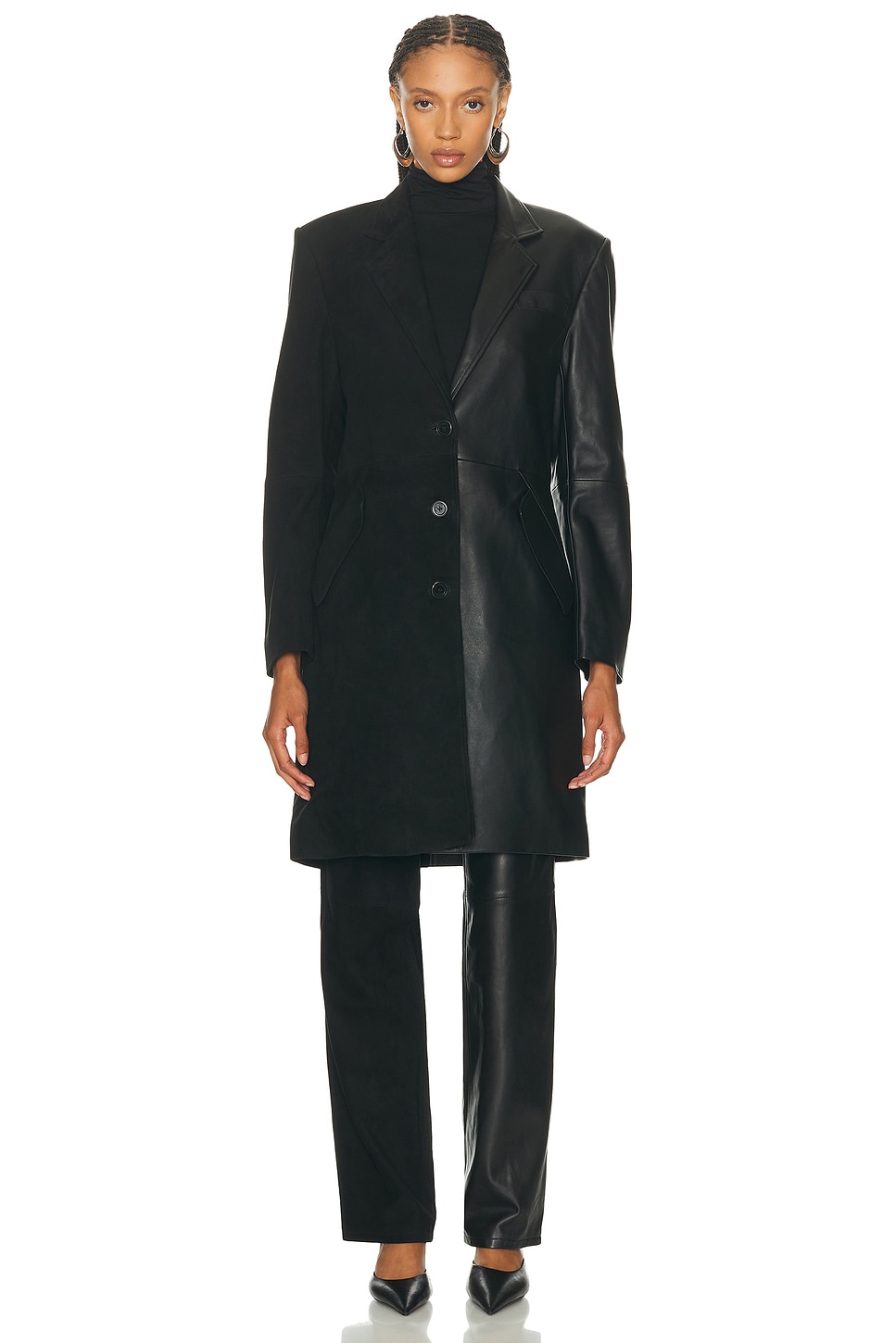 Helmut Lang Mixed Jacket In Black
