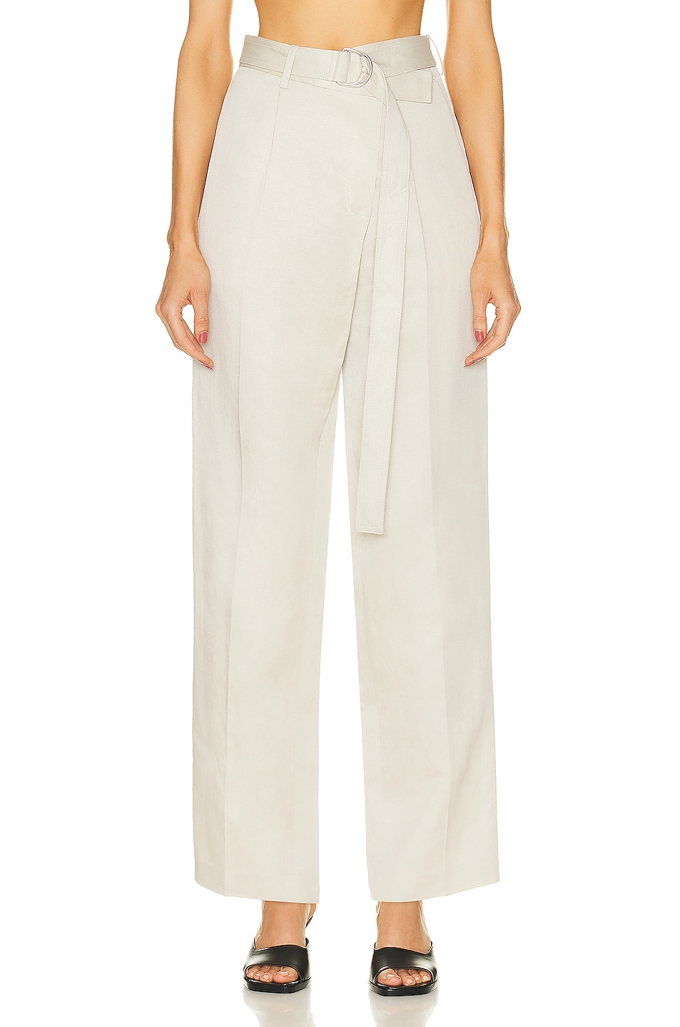 Image 1 of Helmut Lang Wrap Pant in Linen