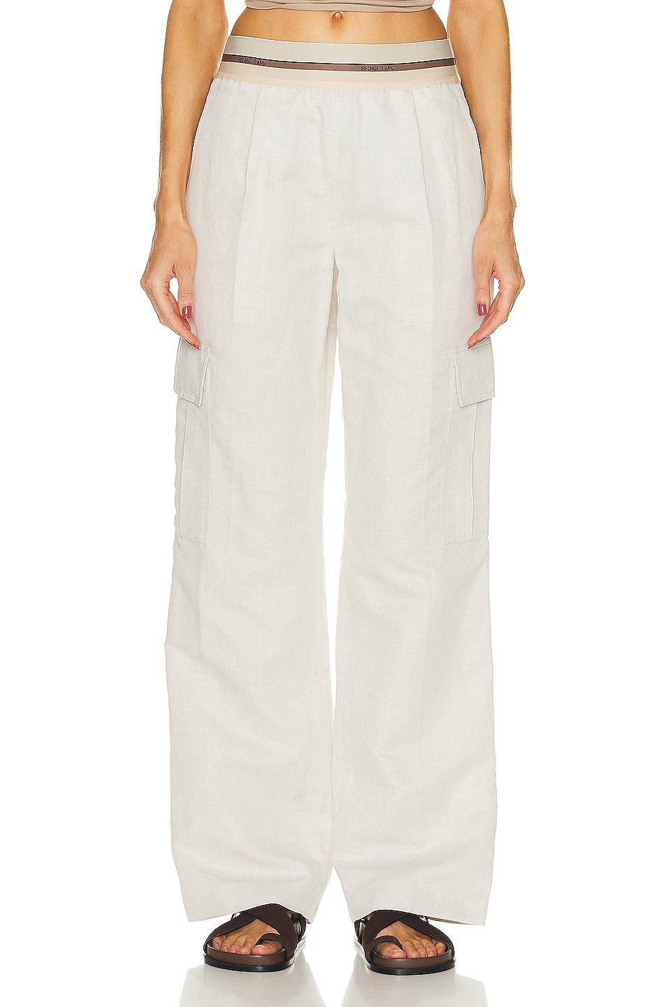 Image 1 of Helmut Lang Cargo Pant in Ivory