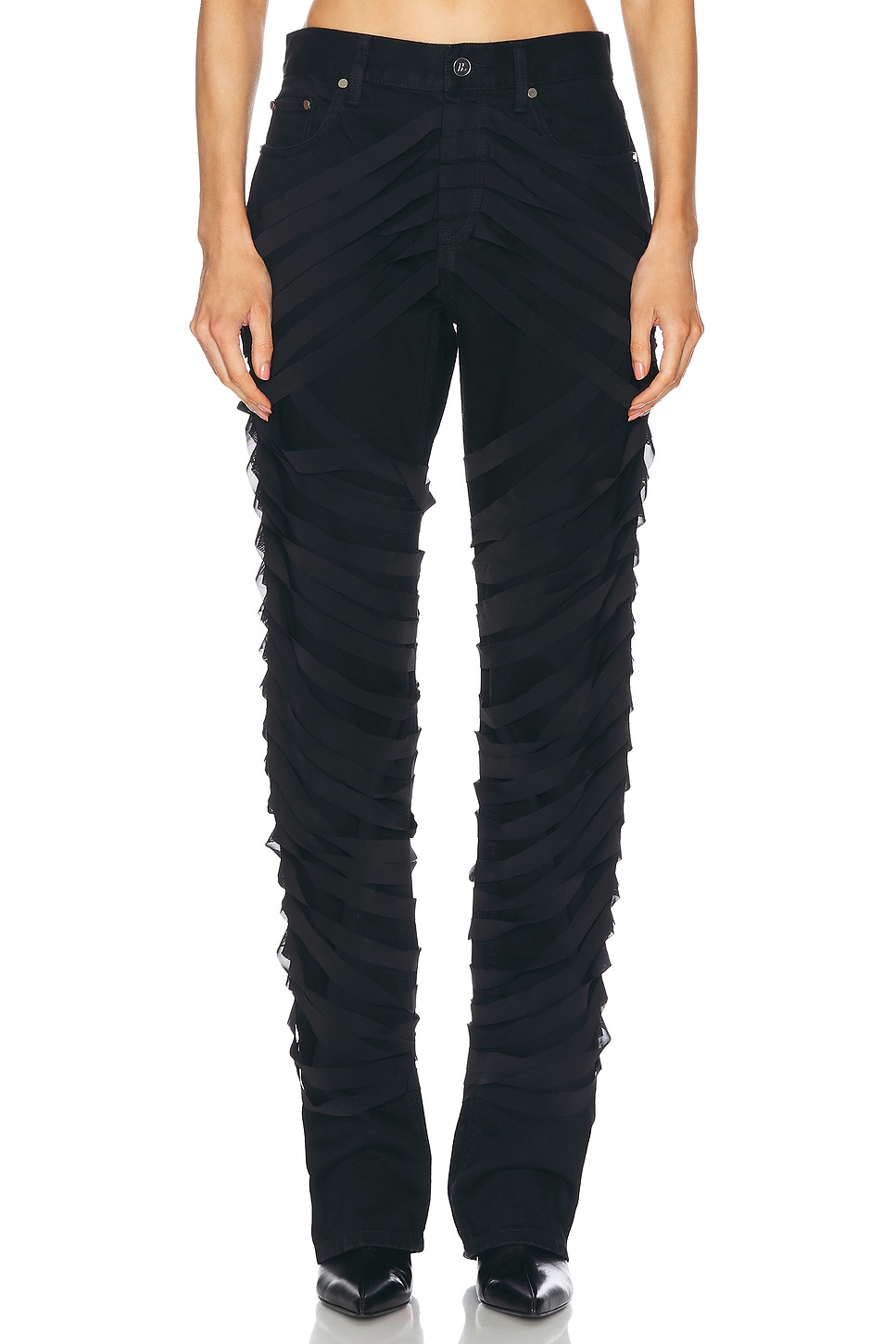 Skinny Leg Pant in Black