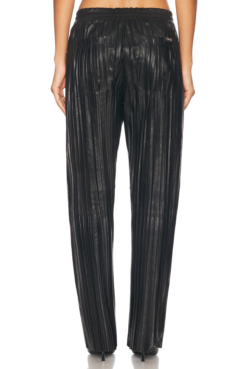 Helmut Lang - Pleated Leather Pant | Plush