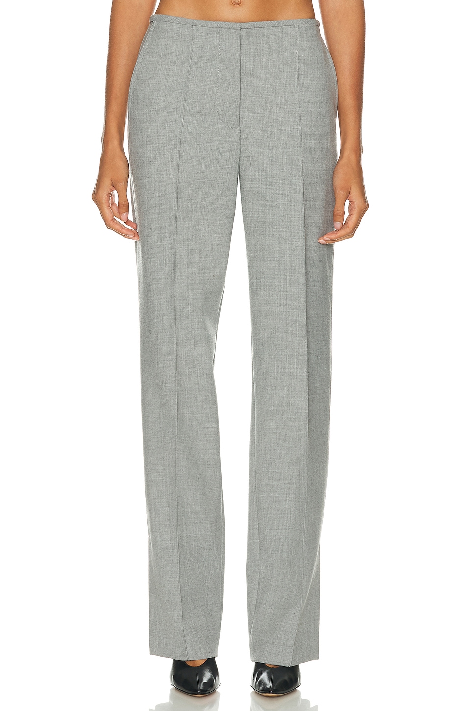 Helmut Lang Low Rise Pant In Gray
