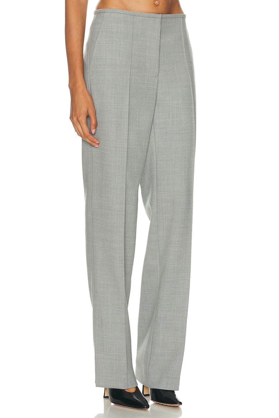 Helmut Lang Low Rise Pant In Gray