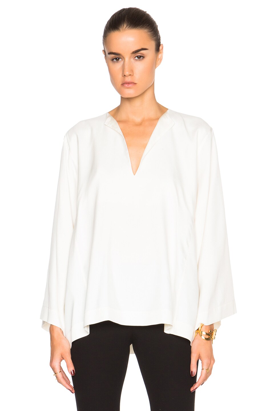 Image 1 of Helmut Lang Square Top in Ivory
