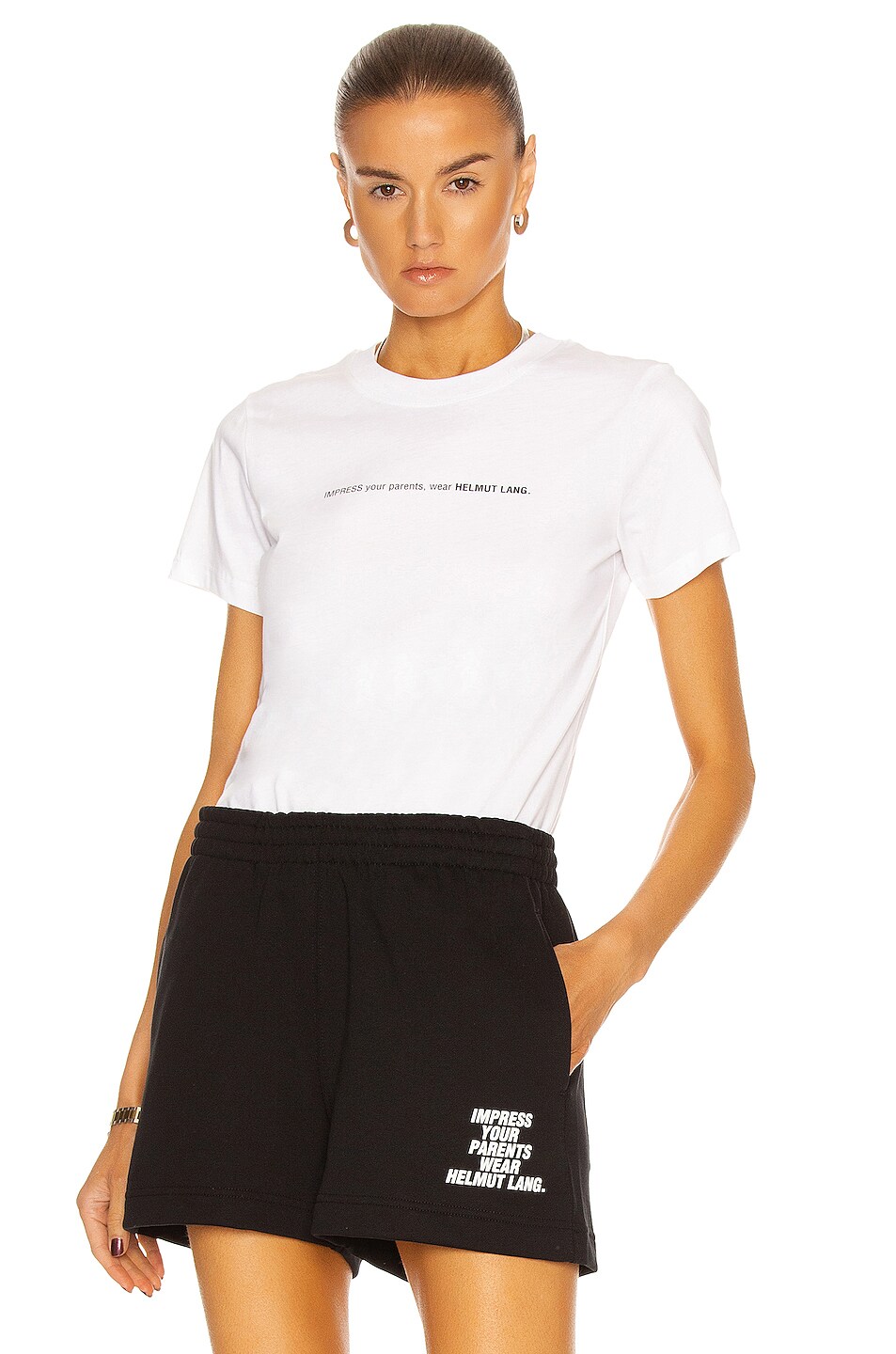 Image 1 of Helmut Lang Impress Tee in Chalk White