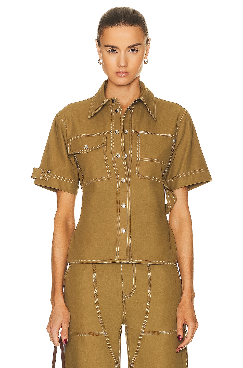 Image 1 of Helmut Lang Utility Shirt in Morass