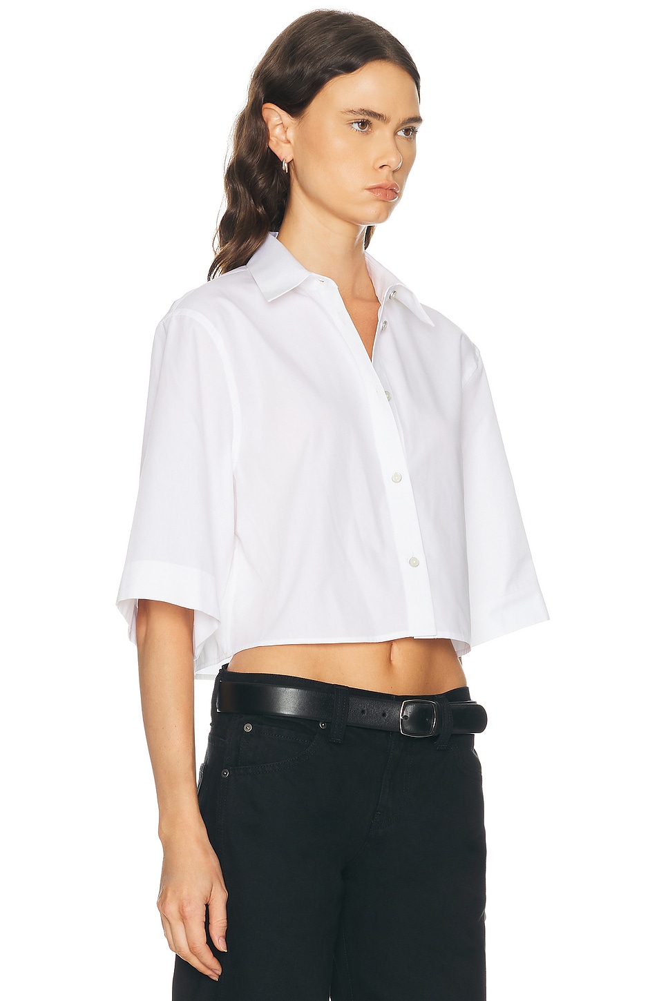 Helmut Lang Crop Trench Shirt | Thumbnail 2