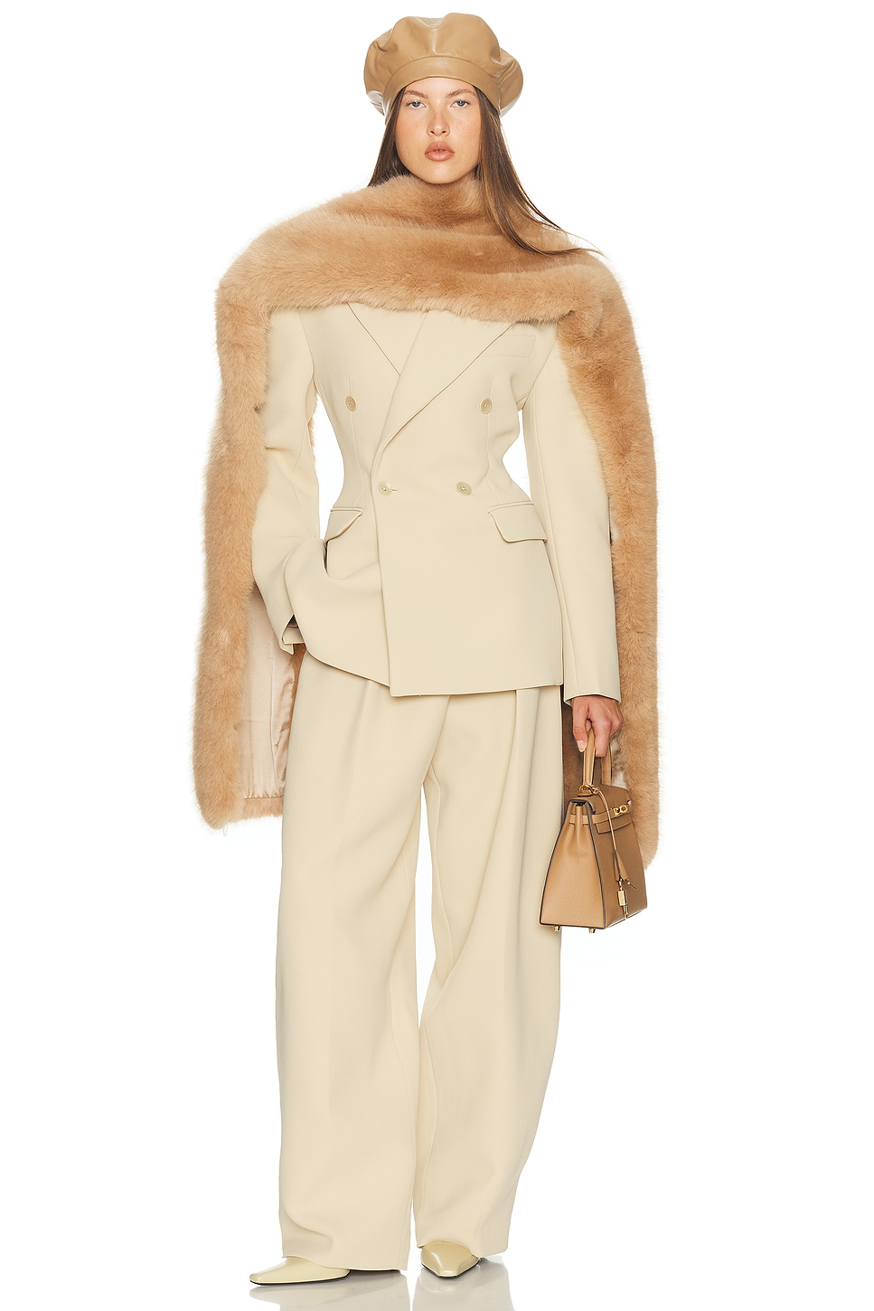 Helsa Faux Fox Scarf