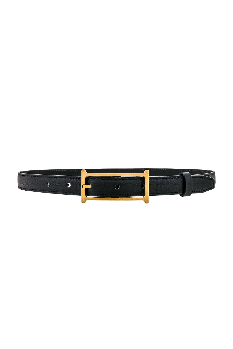 Logo Mini Belt in Black