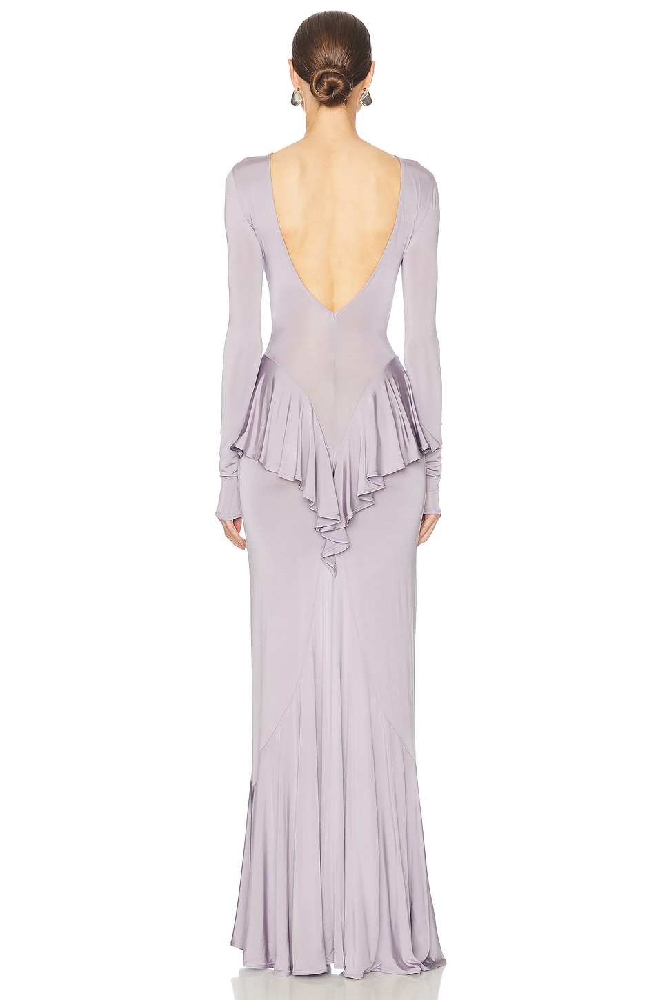 Image 3 of Helsa Amala Jersey Dress in Lavender