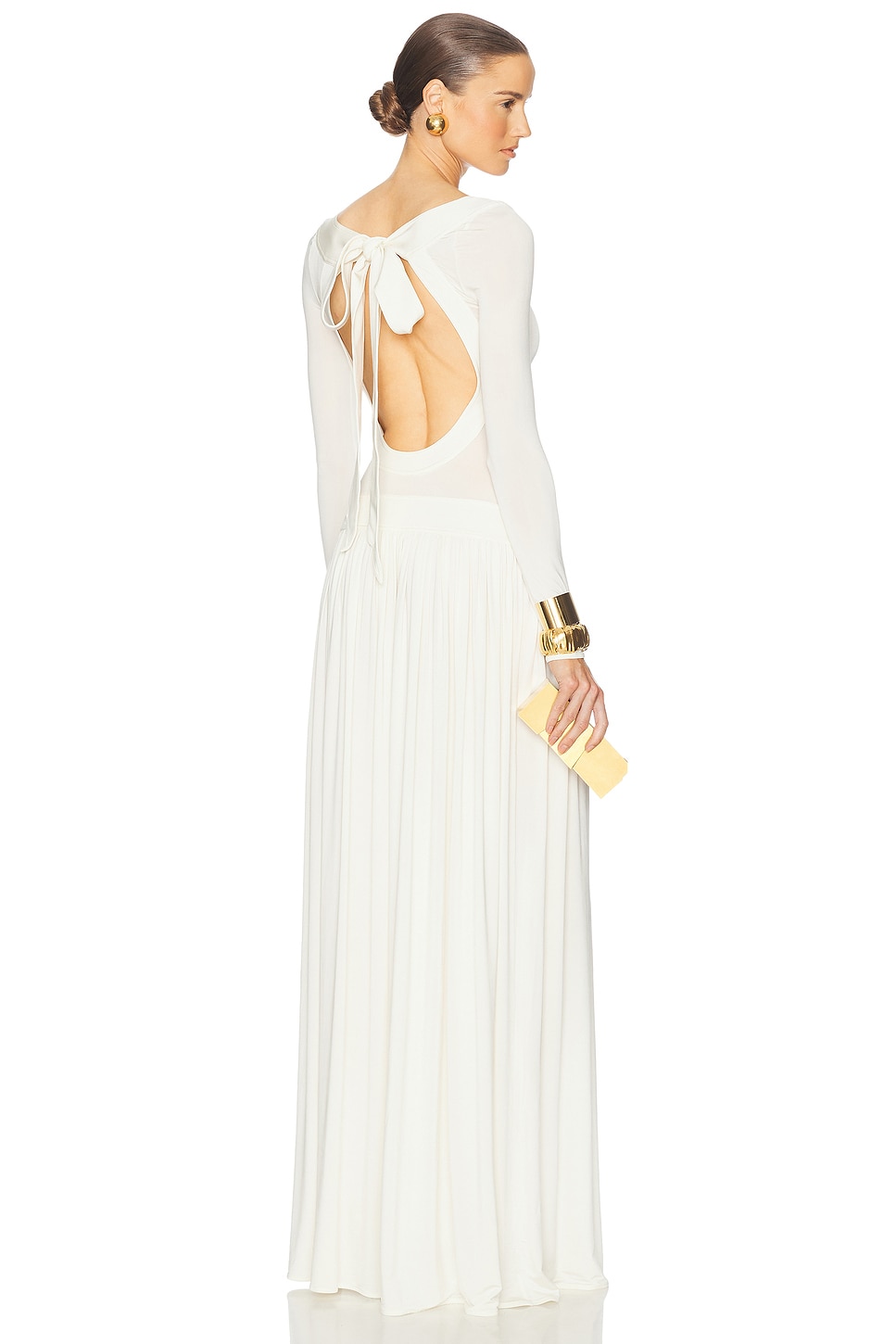 Aesther Jersey Dress in Cream