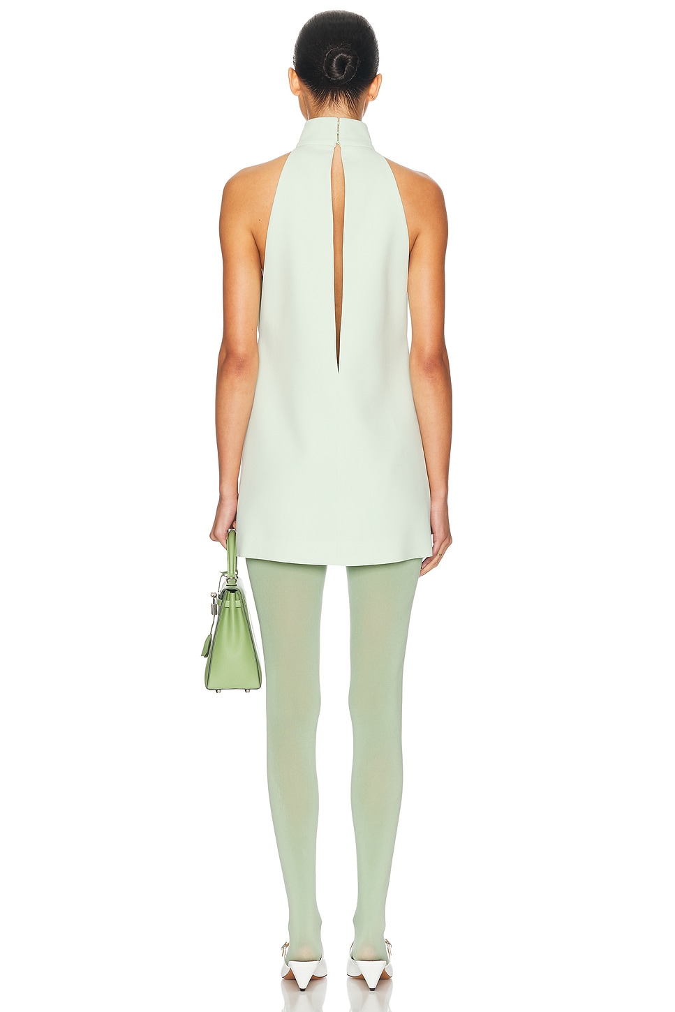 Helsa The Heavy Crepe Halter Dress