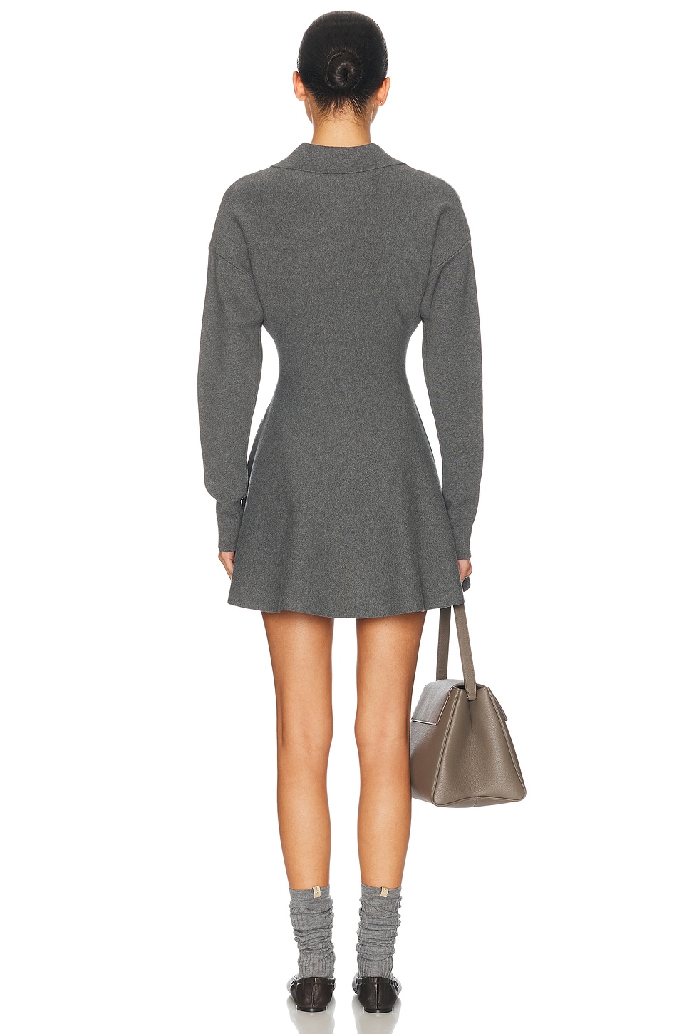 Helsa Saffron Mini Knit Dress thumbnail