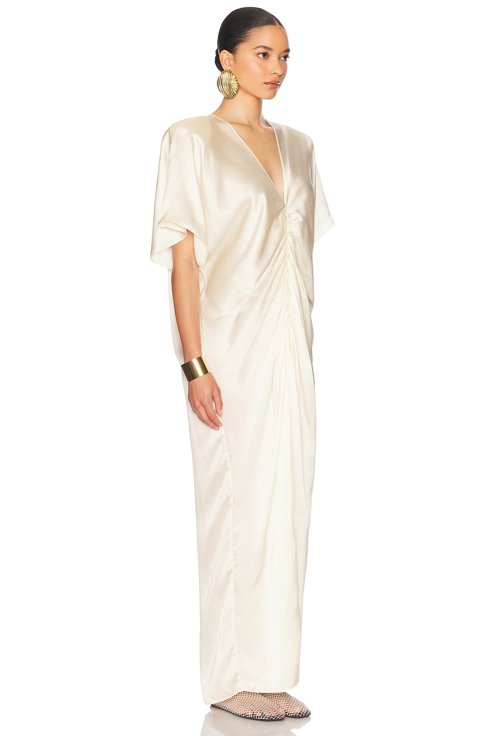 Helsa The Demeter Dress in Silk Lyocell