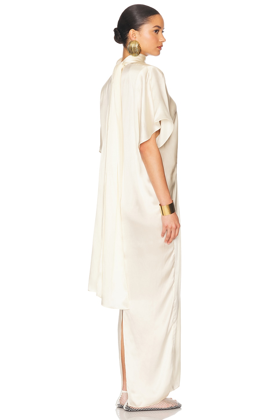 Helsa The Demeter Dress in Silk Lyocell