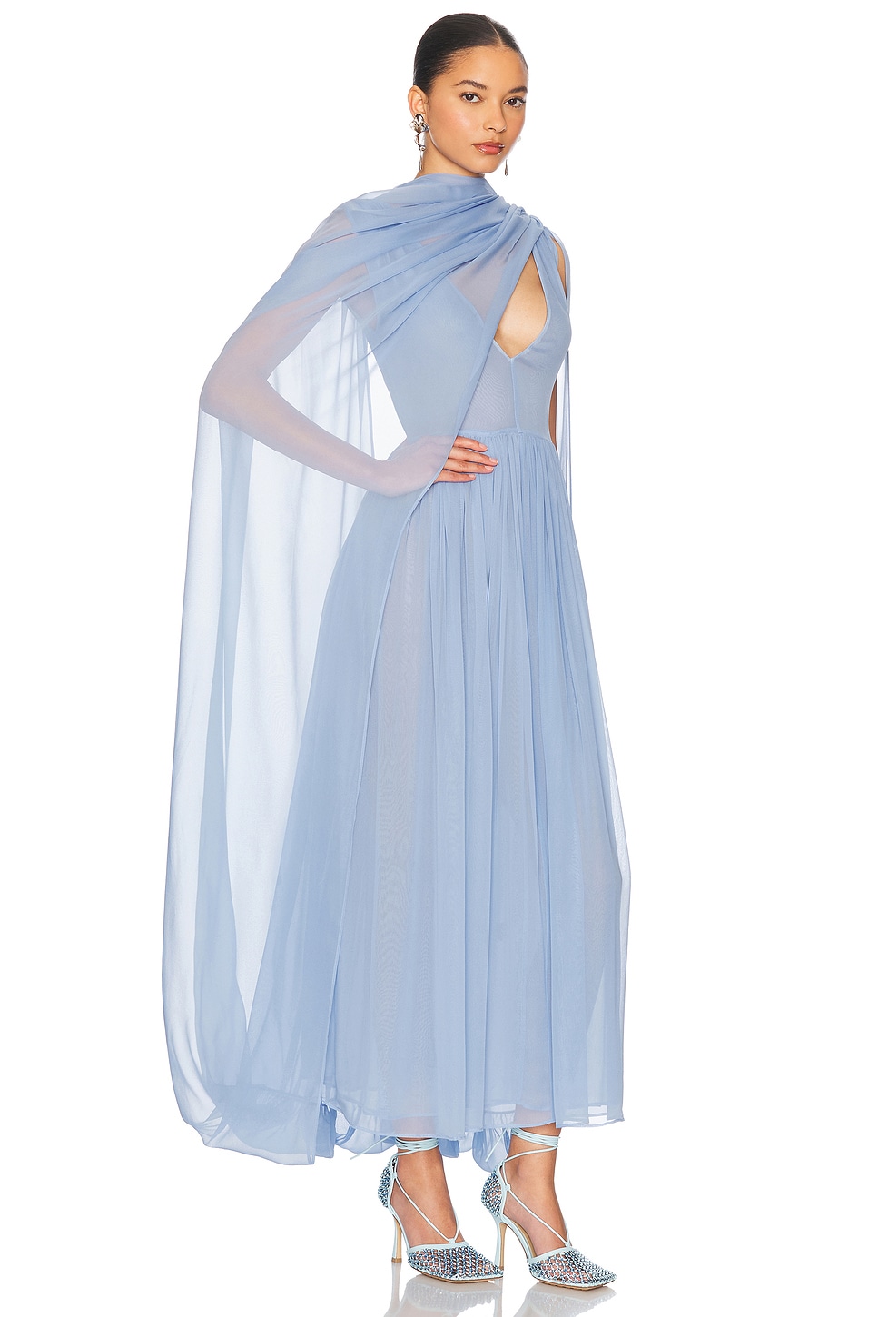 Helsa The Sabine Dress In Blue