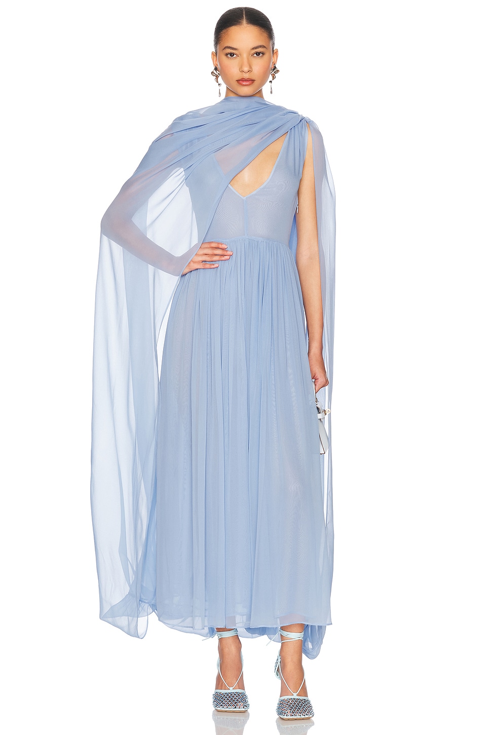 Helsa The Sabine Dress In Blue