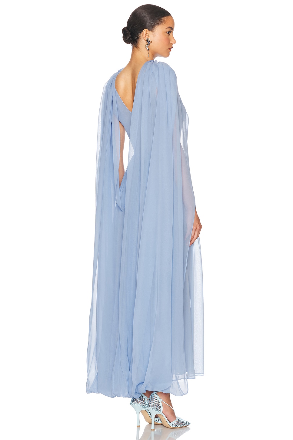 Helsa The Sabine Dress in Silk Chiffon