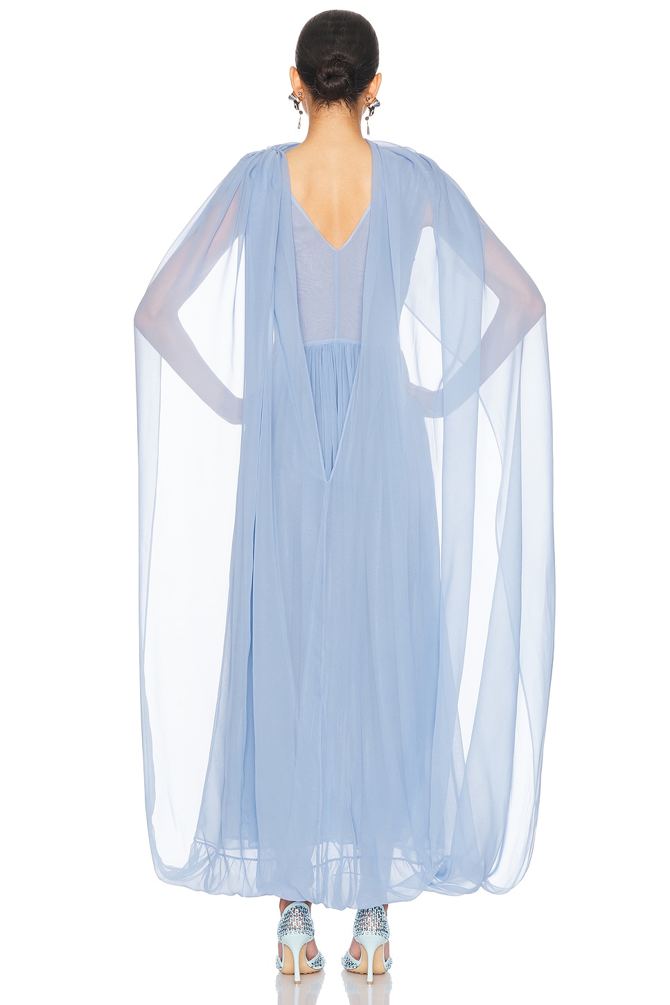 Helsa The Sabine Dress in Silk Chiffon