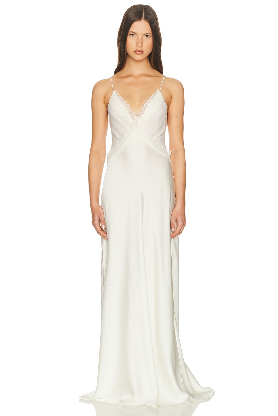 Helsa Mix Media Slip Dress