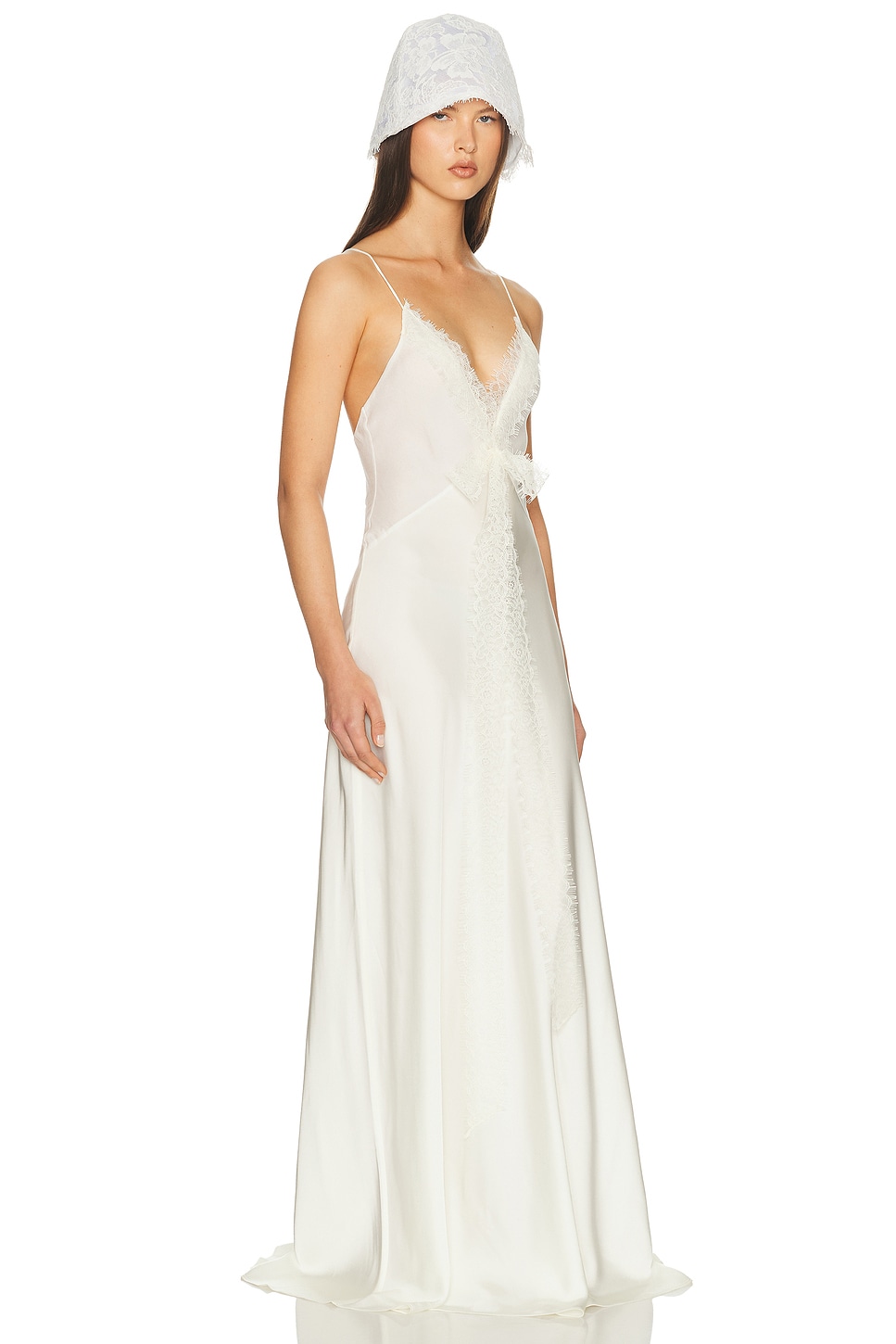 Helsa Mix Media Slip Dress