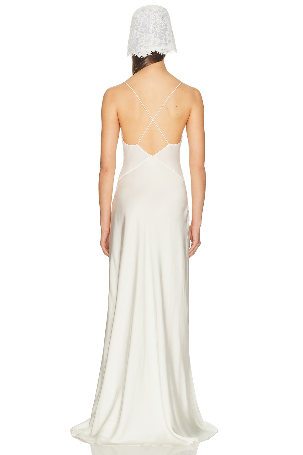 Helsa Mix Media Slip Dress