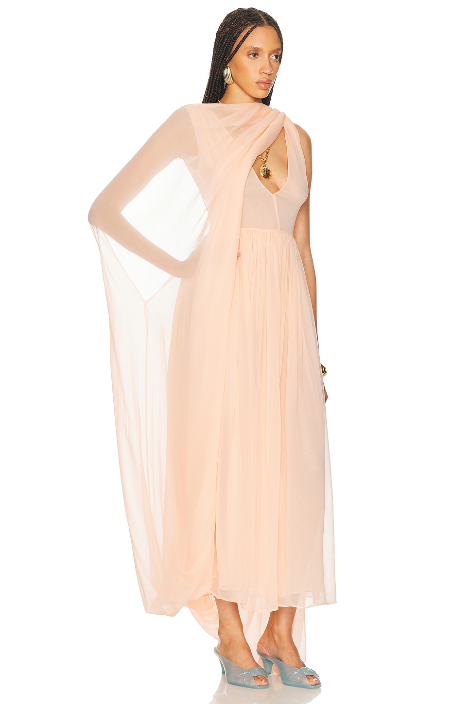 HELSA
The Sabine Dress In Silk Chiffon