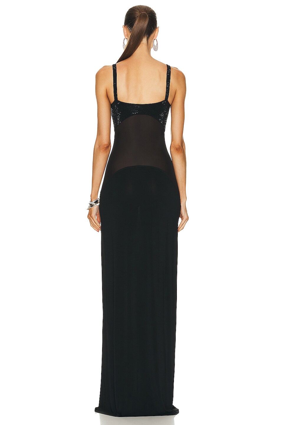 Helsa The Tilde Gown in Black | FWRD