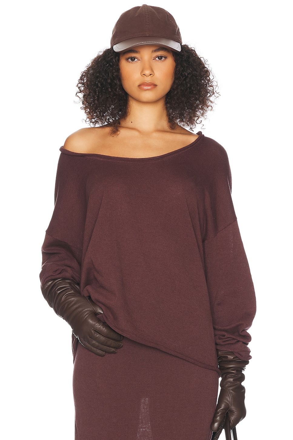 Image 1 of Helsa Palmer Sweater in Earth