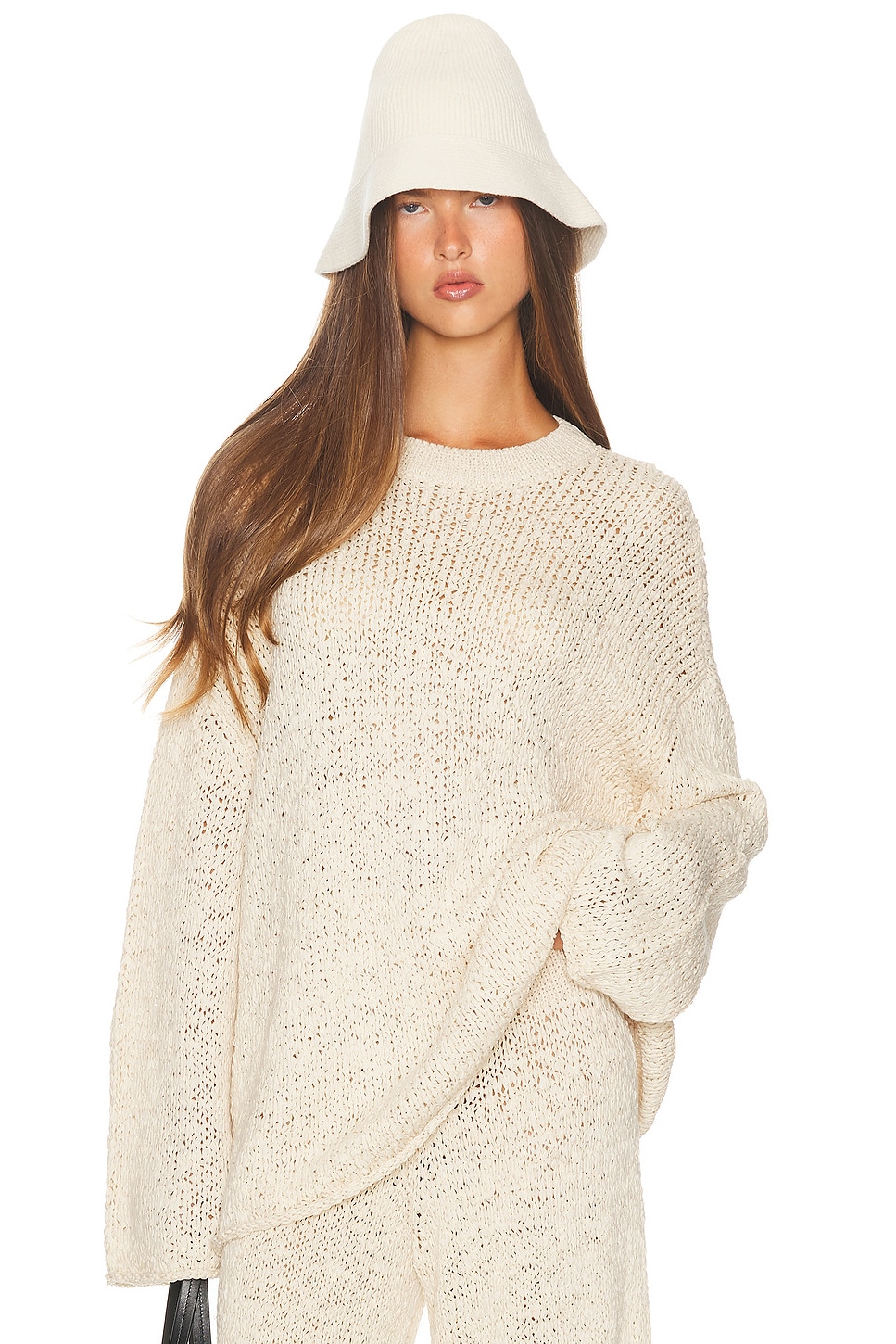 Image 1 of Helsa Janize Chunky Sweater in Canvas