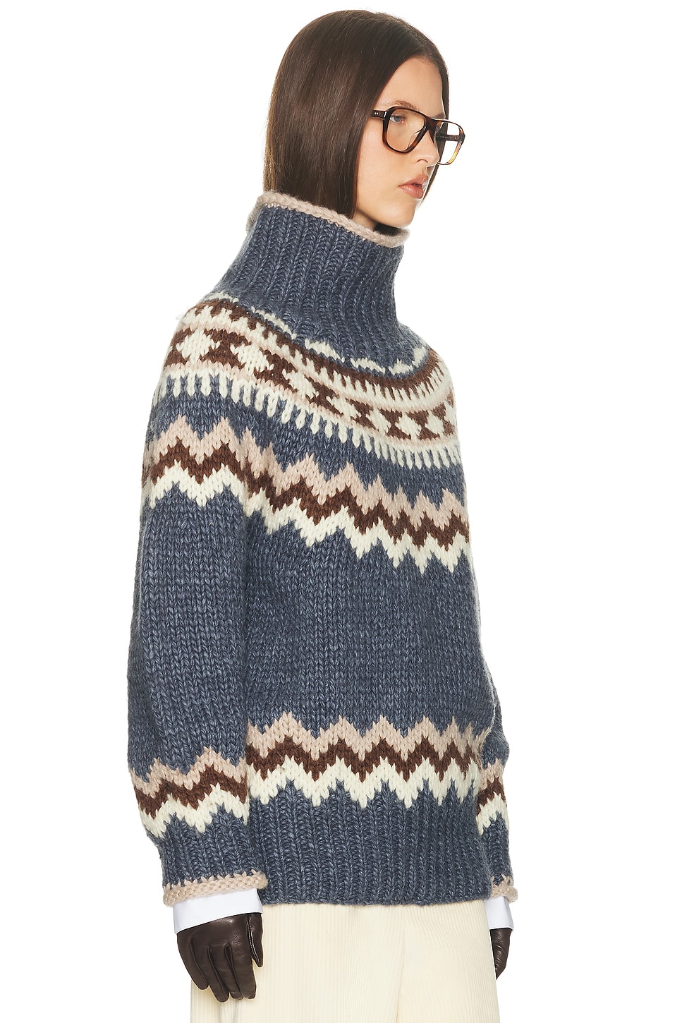 Helsa Asta Fairisle Sweater