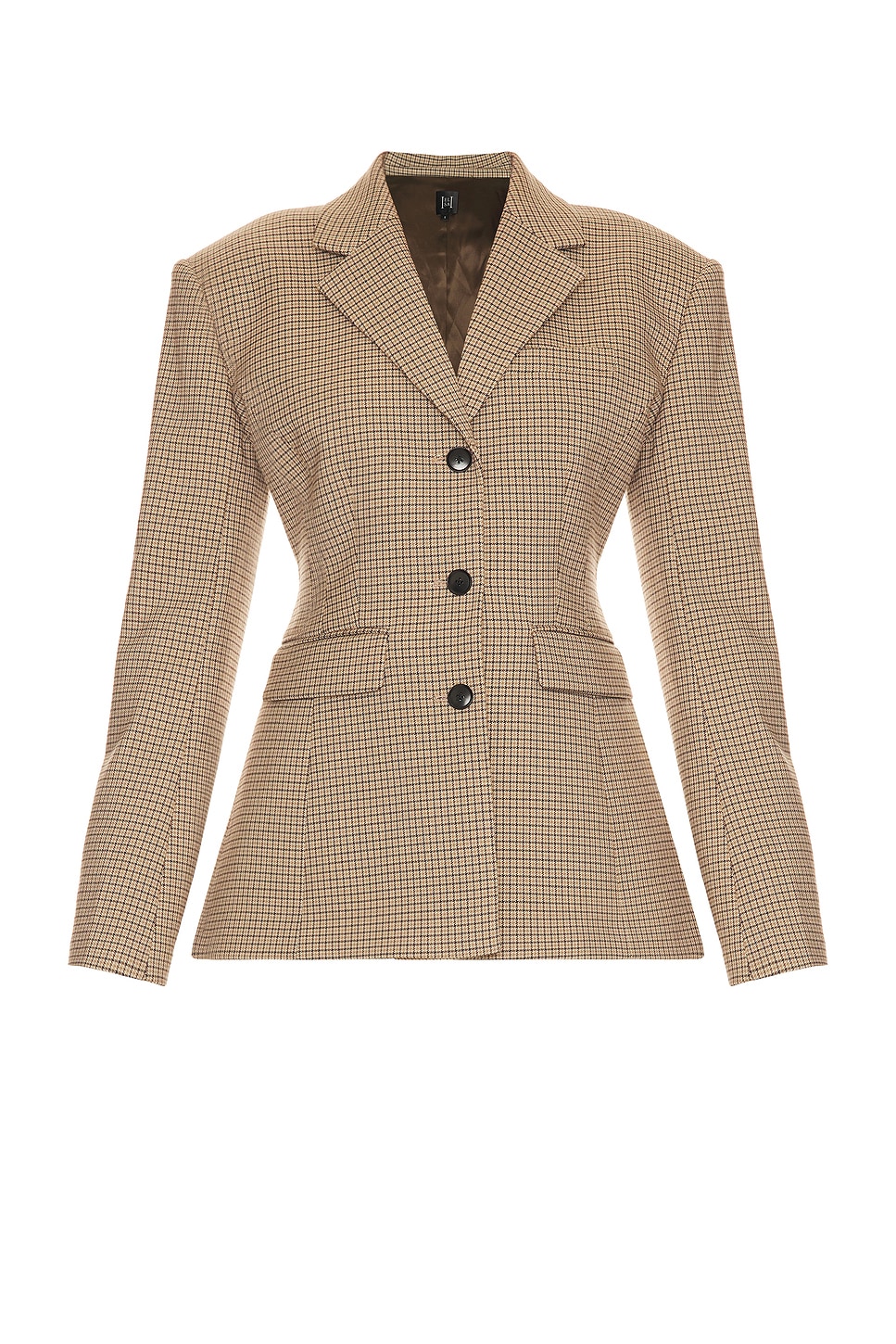 Plaid S Curve Jacket