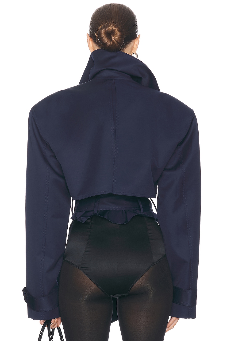 Helsa Oversized Cropped Trench