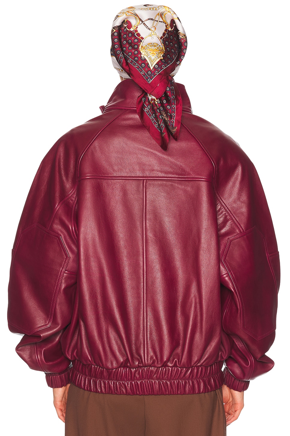Helsa The Oversized Leather Bomber