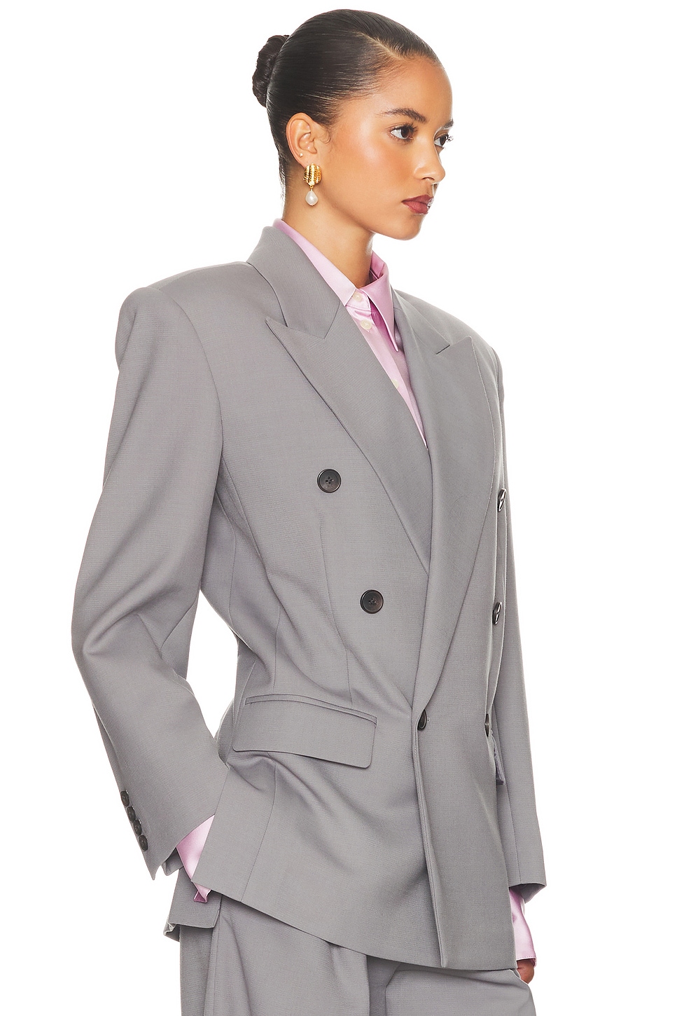 Helsa The St Germain Suit Jacket In Gray