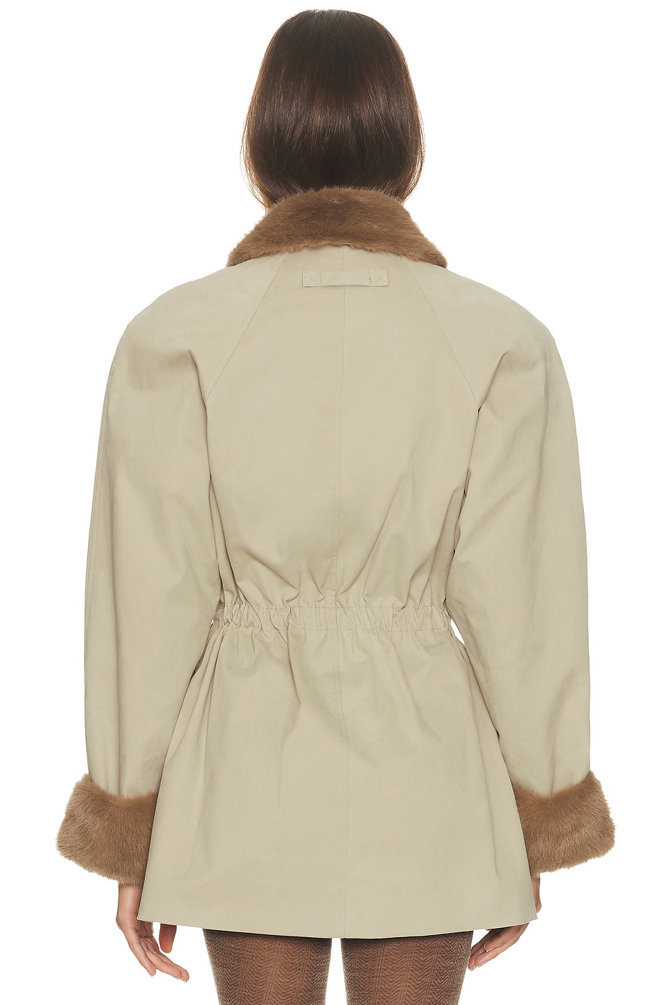 Helsa The Balmoral Jacket With Faux Fur Trim