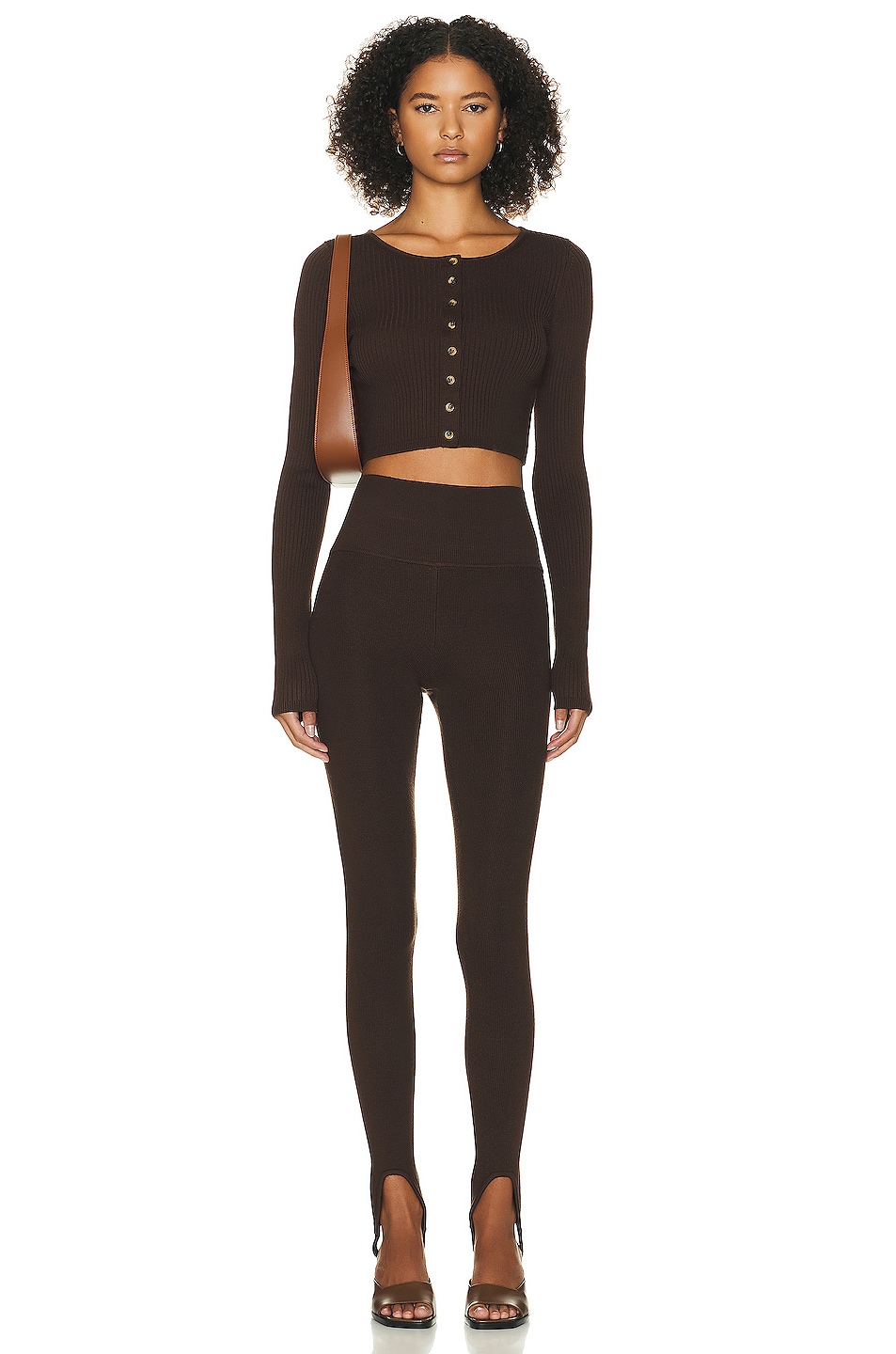 Designer Leggings for Women Printed, Black, Leather