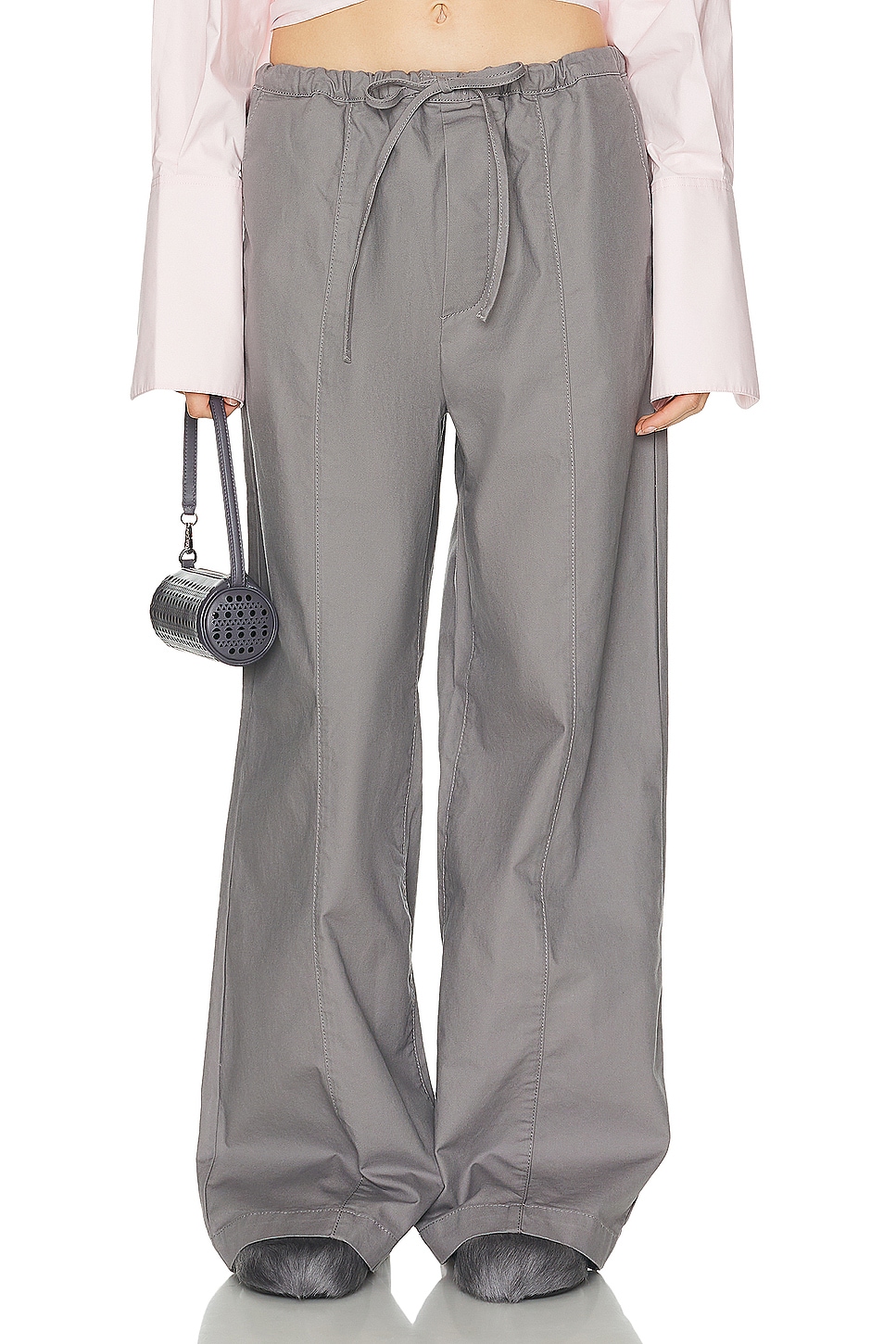 Image 1 of Helsa Workwear Drawcord Pants in Dark Grey