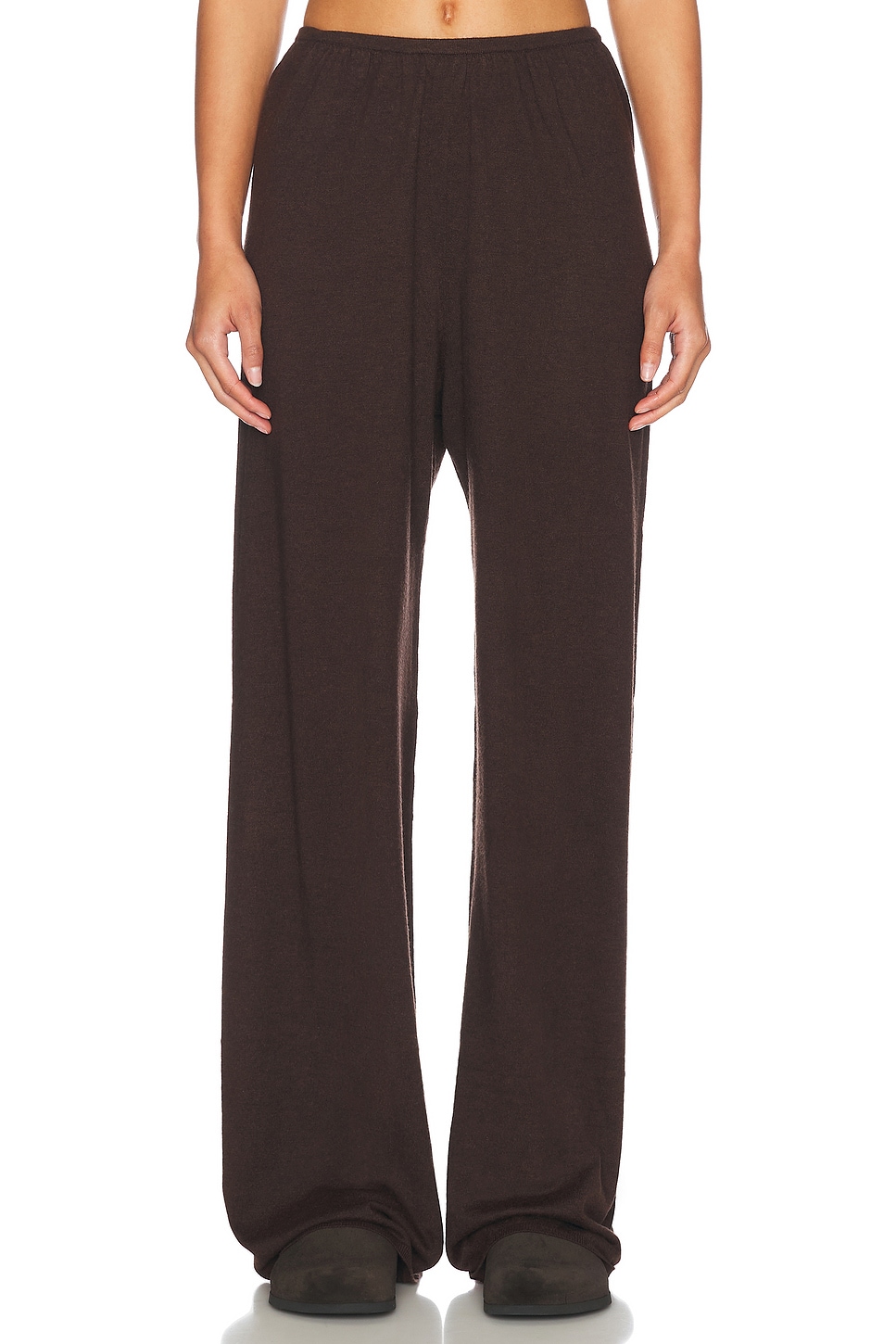 Image 1 of Helsa Alanna Knit Pant in Chocolate Brown