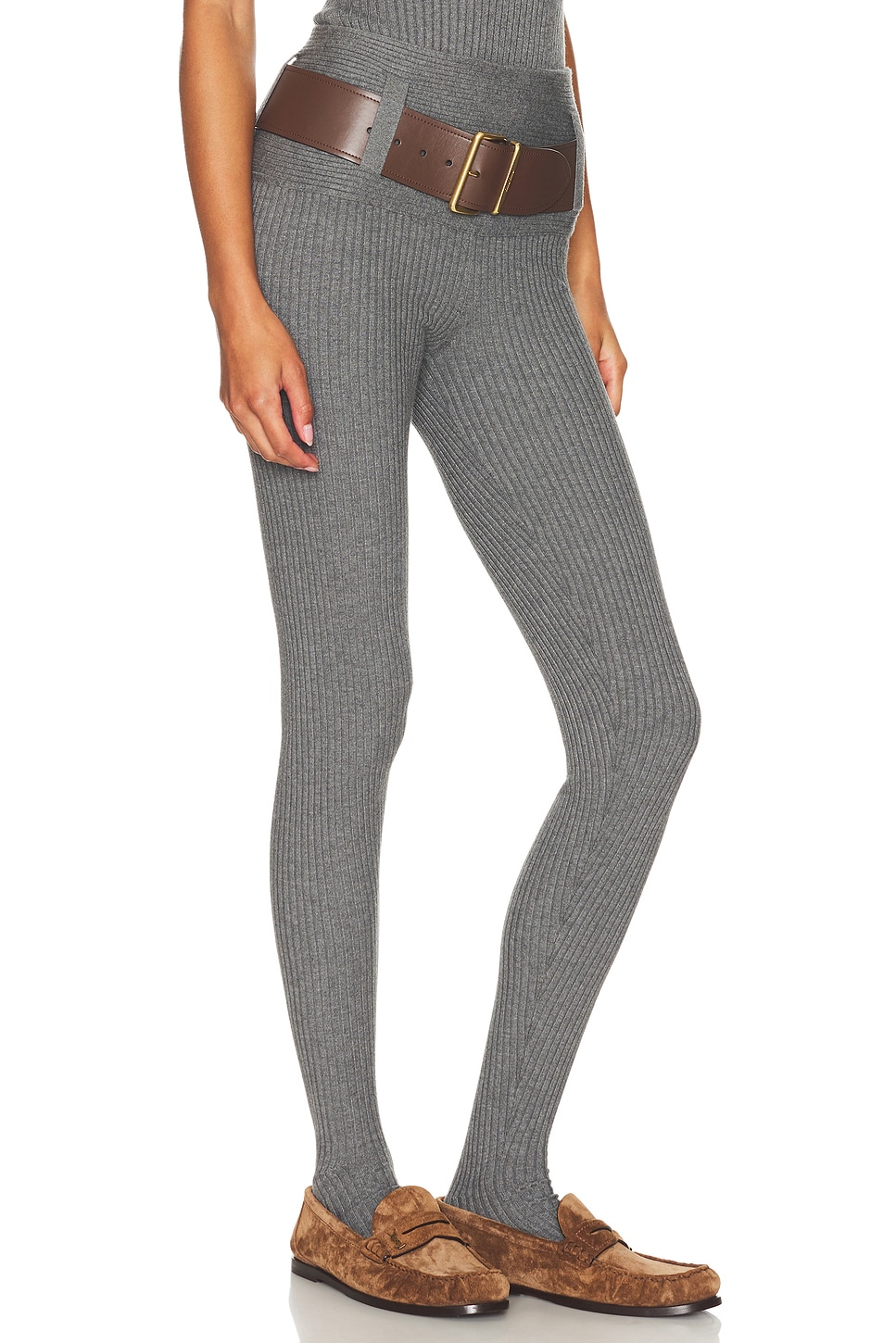 Helsa Ccorinne Footed Legging In Gray