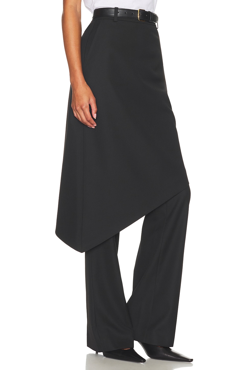 Helsa Trouser With Attached Skirt In Black