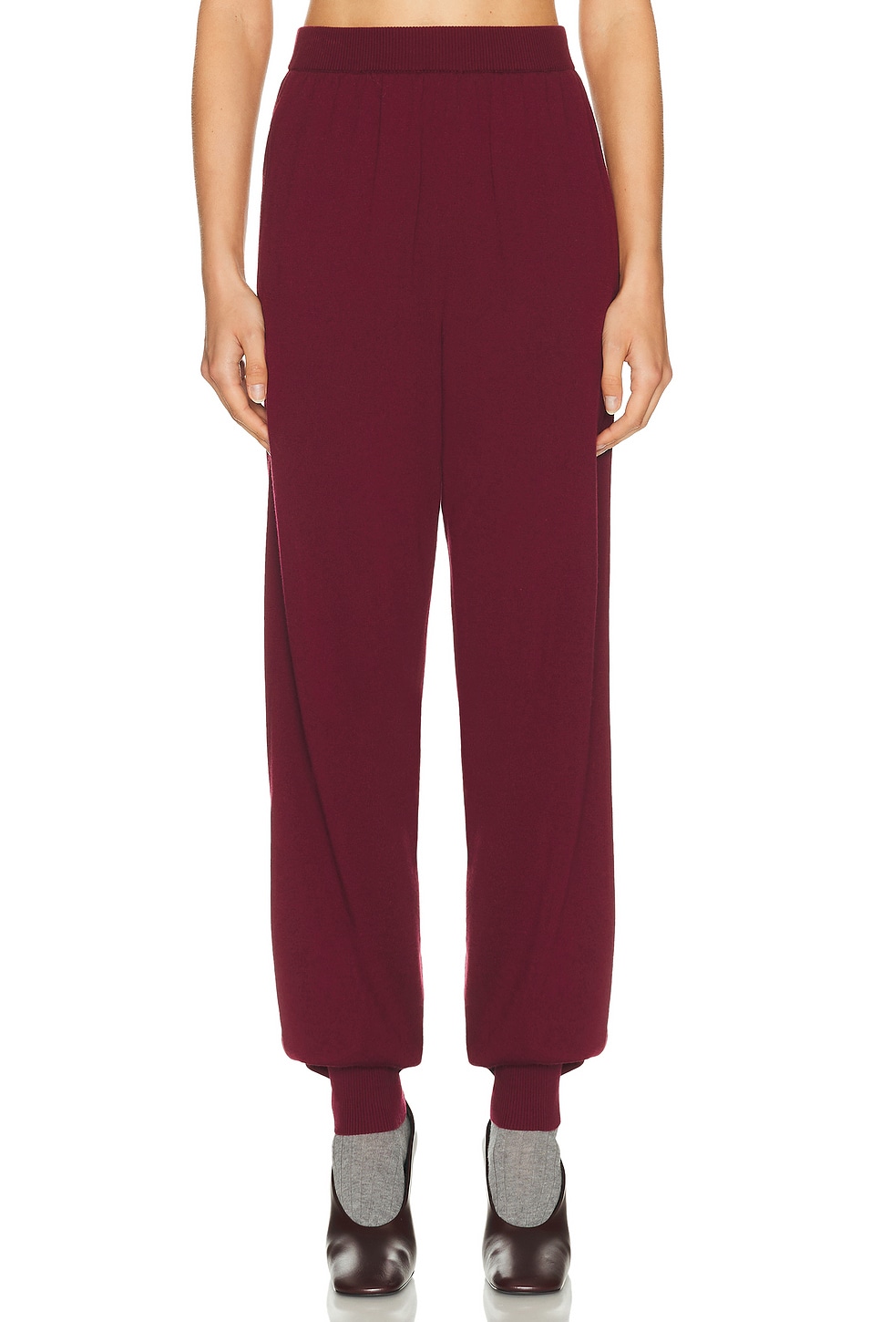 Image 1 of Helsa Kerstin Knit Jogger in Oxblood