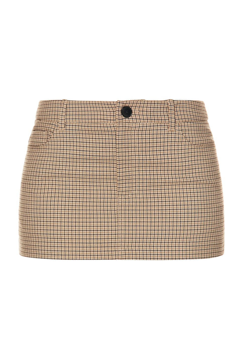Plaid Trouser Mini Skirt