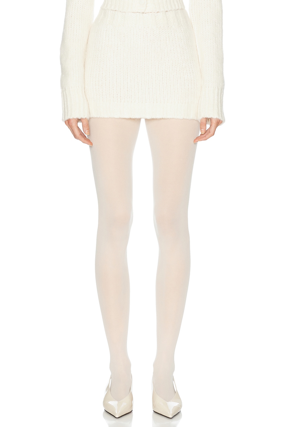 Annabelle Knit Skirt in Ivory