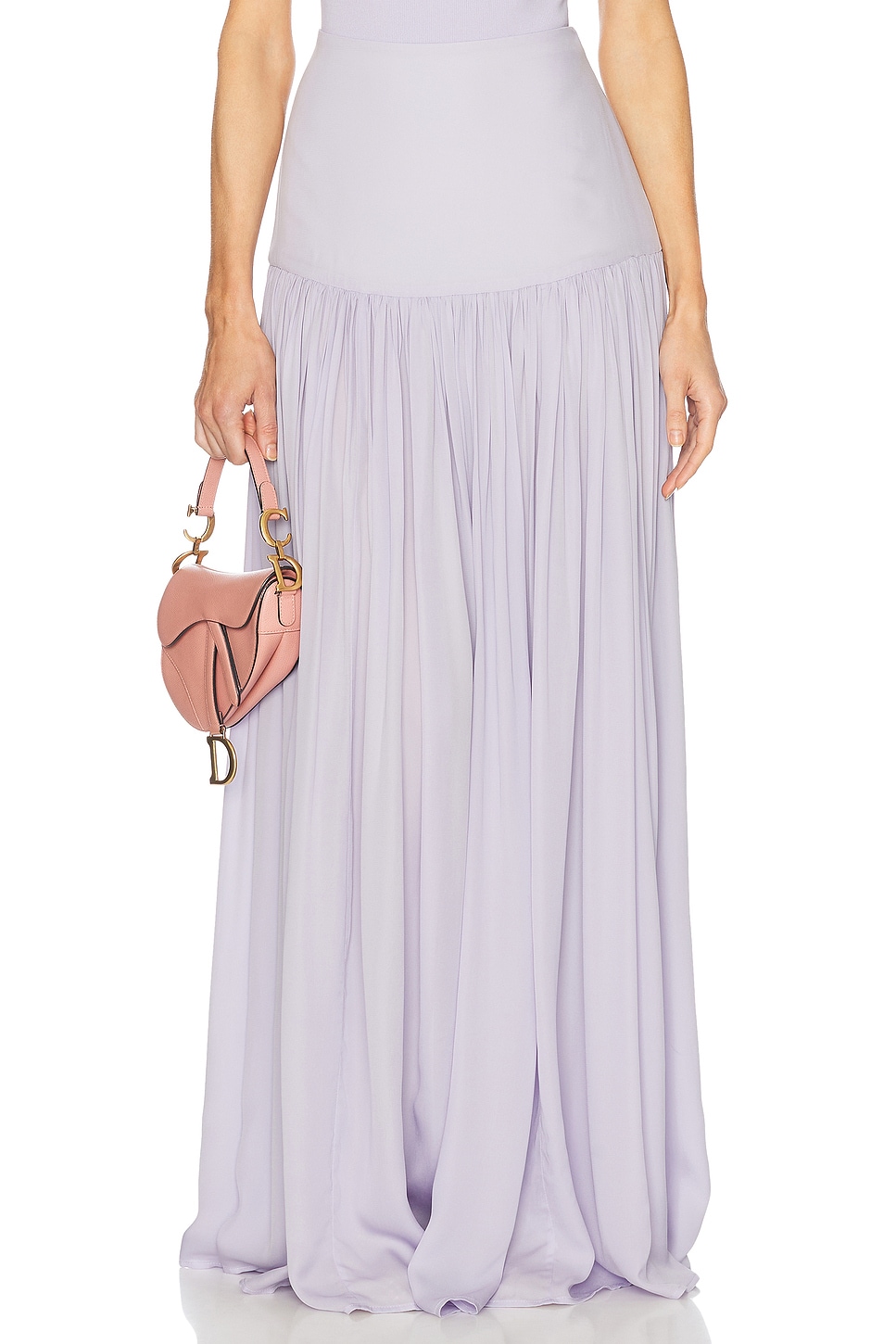 Diaphanous Maxi Skirt in Lavender