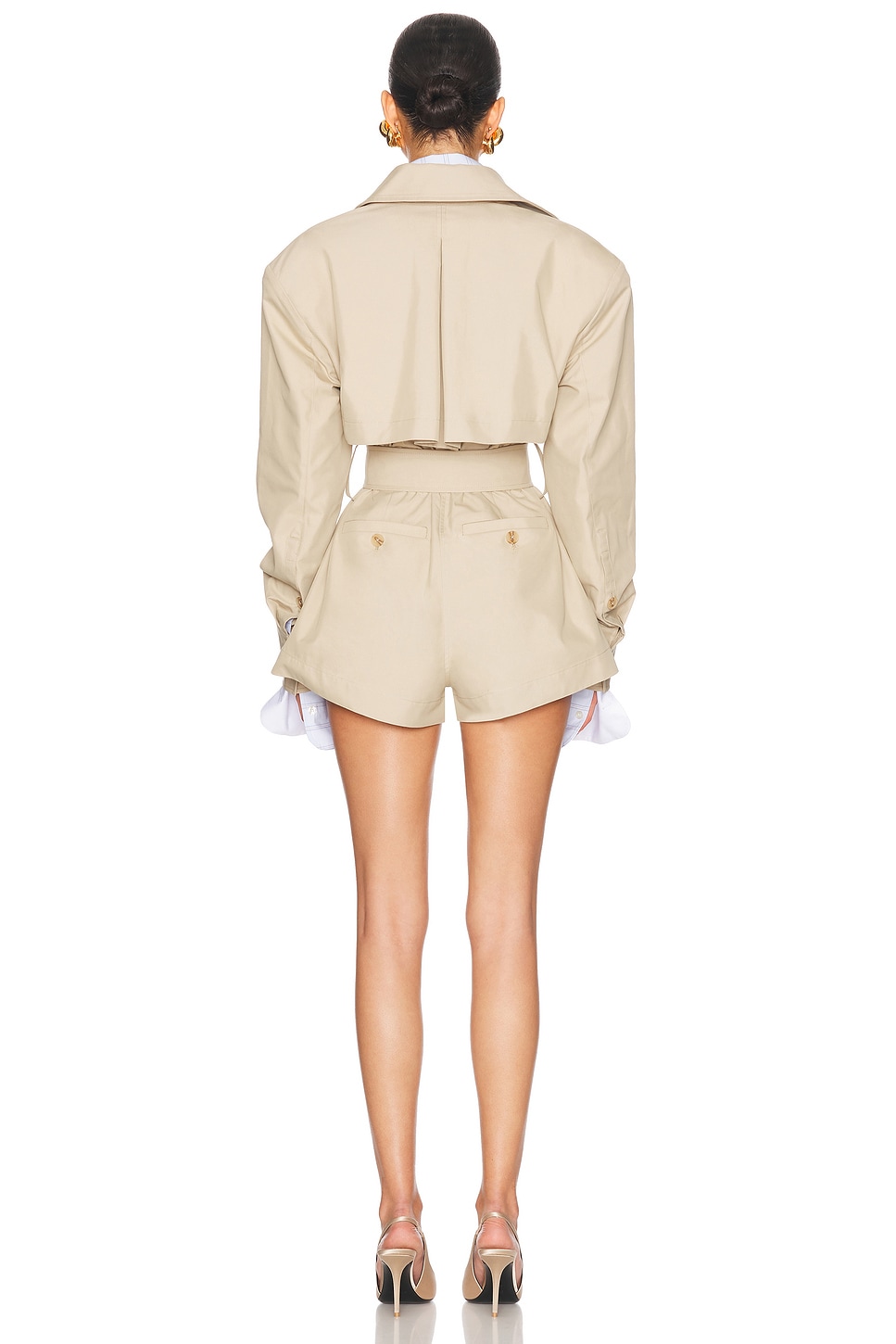 Helsa The Short Trench Jumpsuit thumbnail