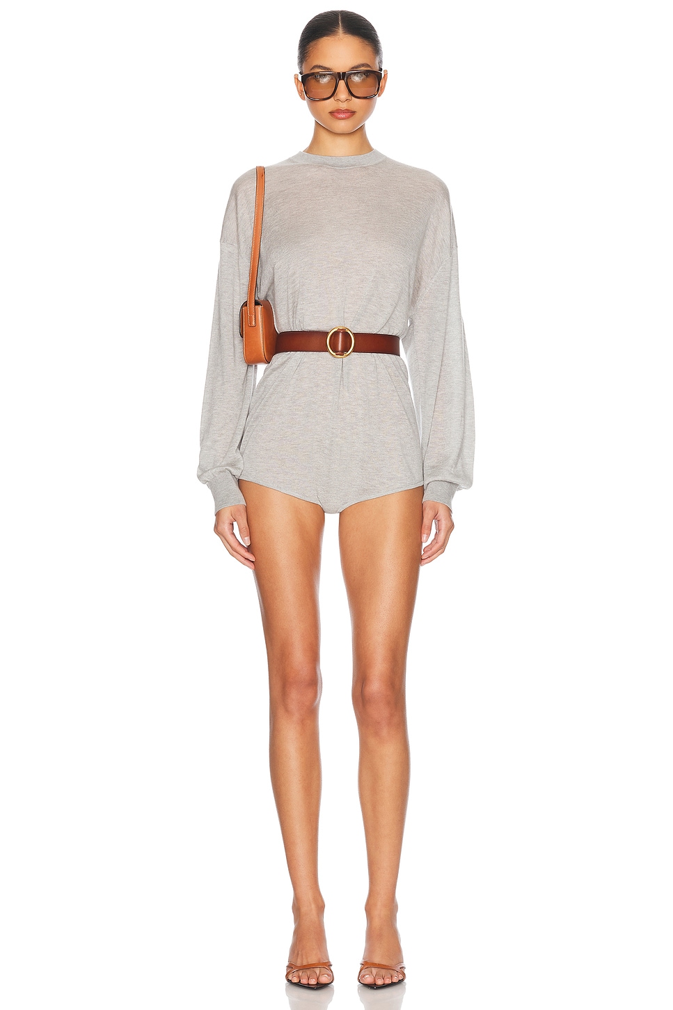 Aurinda Romper in Grey