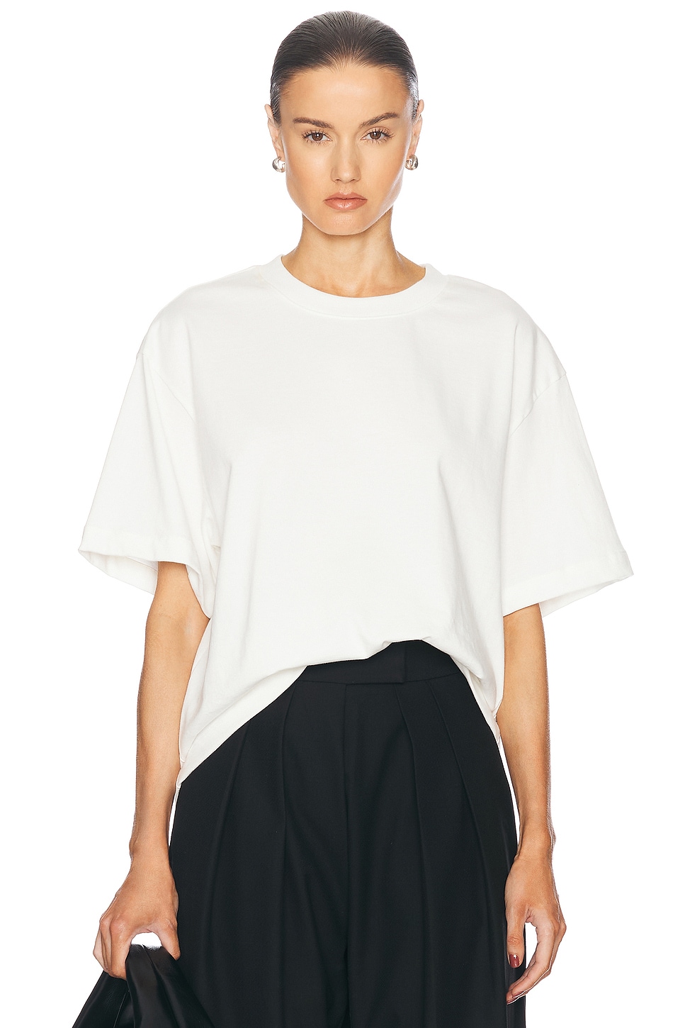 Shop Helsa The Boxy Tee In Natural White